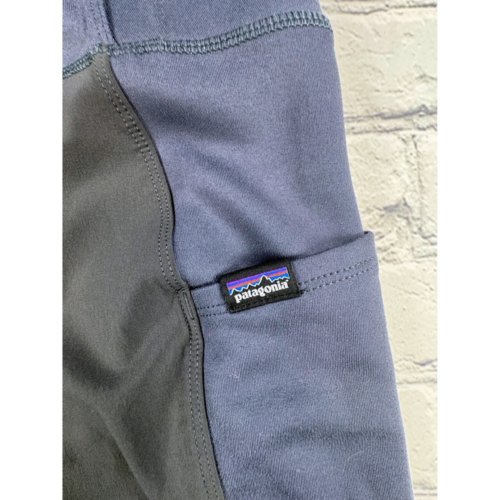 Patagonia Pack Out Hiking Leggings Womens Large Navy Blue Good - Picture 7 of 10